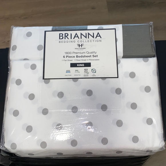 Brianna Bedding Collection King High Fashion